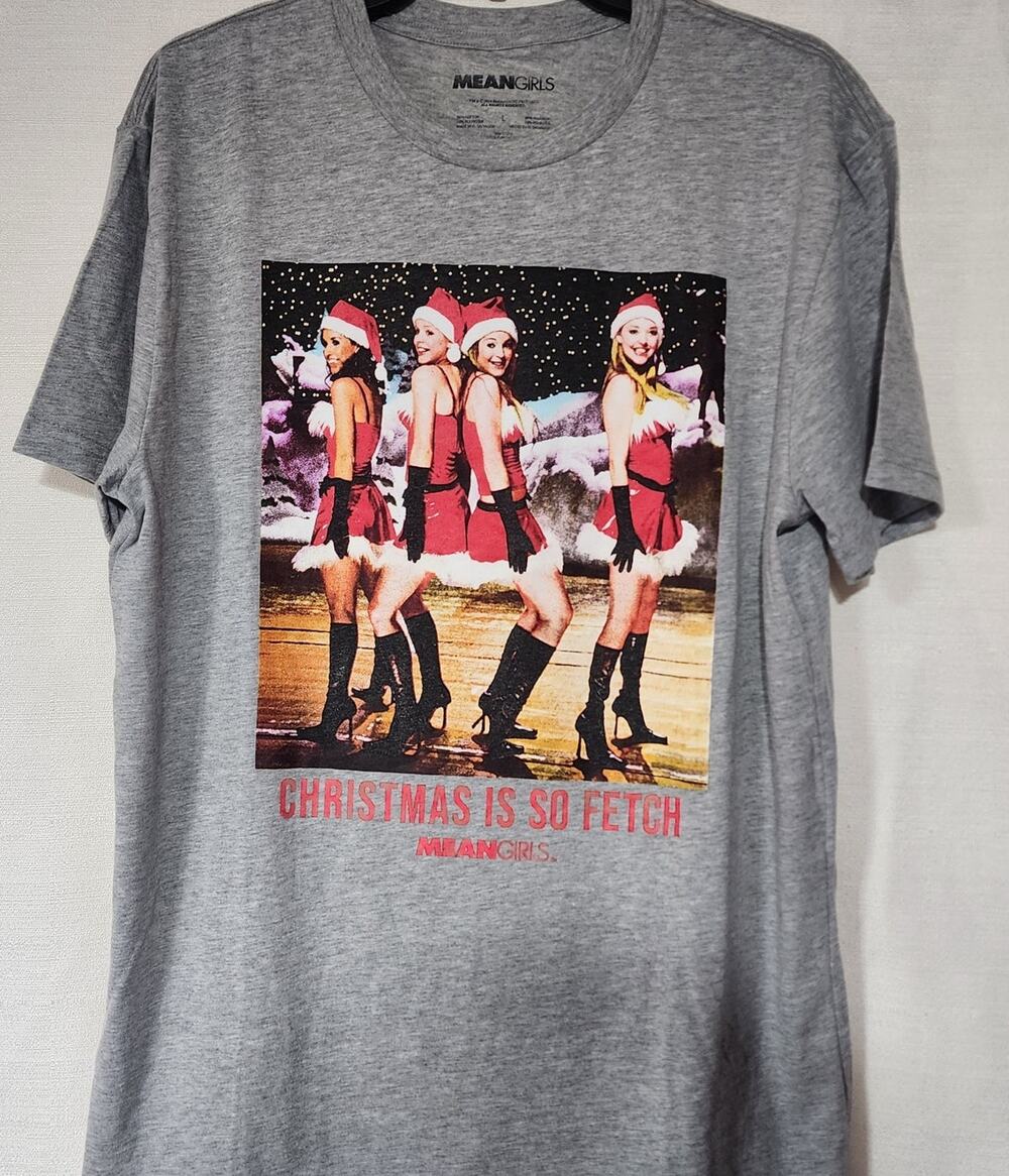 Mean girls ''Christmas is so fetch'' men's Large shirt